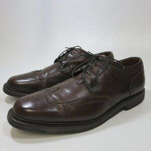 Allen Edmonds Hudson Wingtip Brogue Leather Oxfords Dress Footwear Men 10.5 EEE